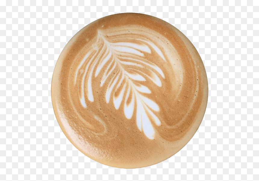 Top View Cappuccino - Cappuccino Coffee Top View Png, Transparent Png - top view png