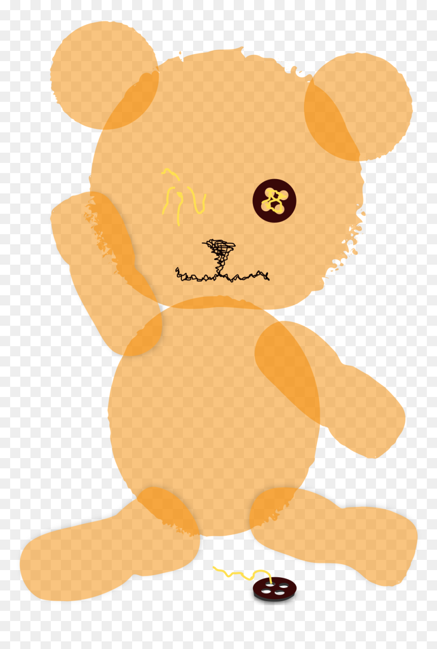 Canvas Teddy Bear Clip Arts - Cartoon, HD Png Download - teddy bears png
