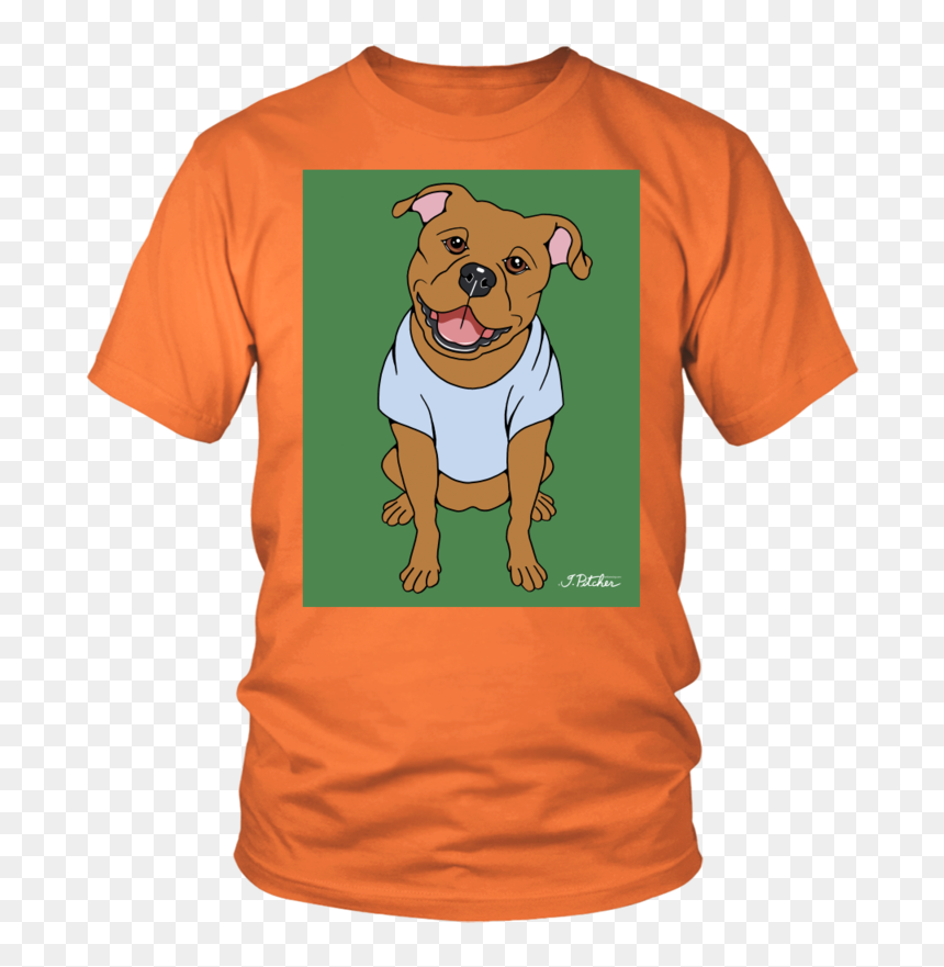 Pitbull Dog T-shirt - Lil Peep Is My Daddy, HD Png Download - pitbull dog png