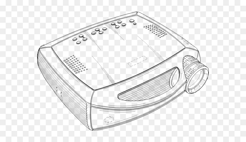Video Projector - Projector Clip Art, HD Png Download - movie projector png