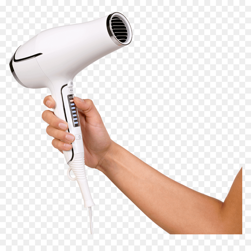 Silkylocks 2200w Silk N - Hand With Hair Dryer Png, Transparent Png - blow dryer png