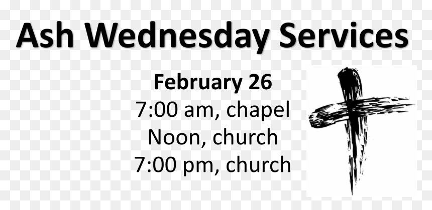 Ash Wednesday Cross Png, Transparent Png - ash wednesday cross png