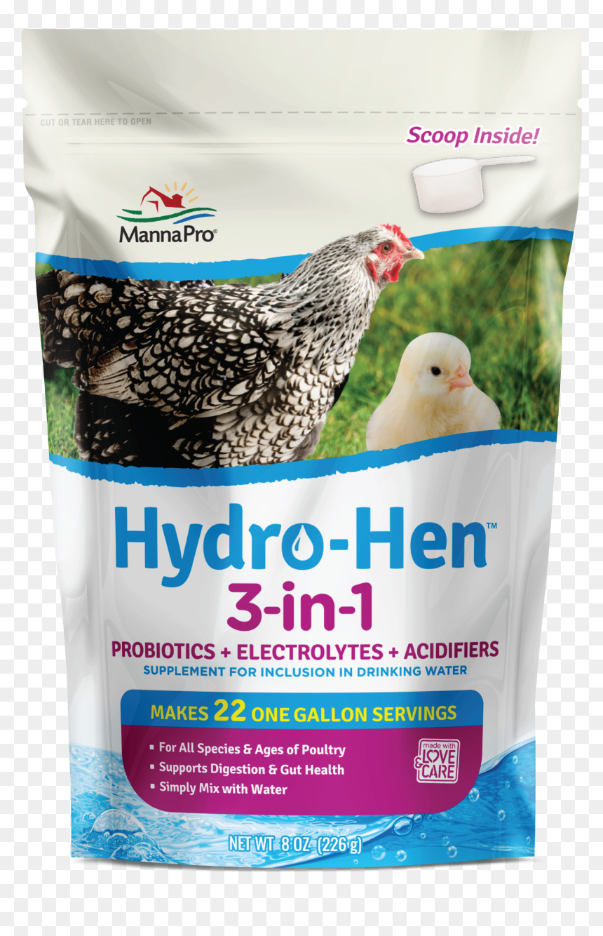 Hydro Hen 3 In 1 Water Supplement 8oz - Hydro Hen, HD Png Download - baby chick png
