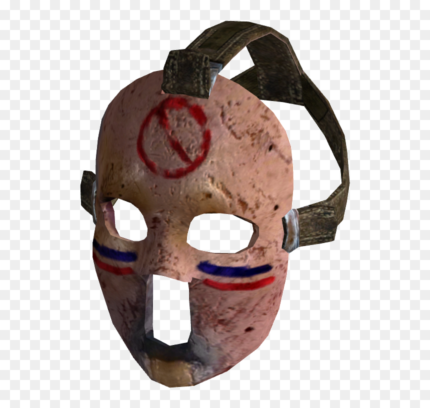 Hockey Mask - Fallout 3 Hockey Mask, HD Png Download - hockey mask png