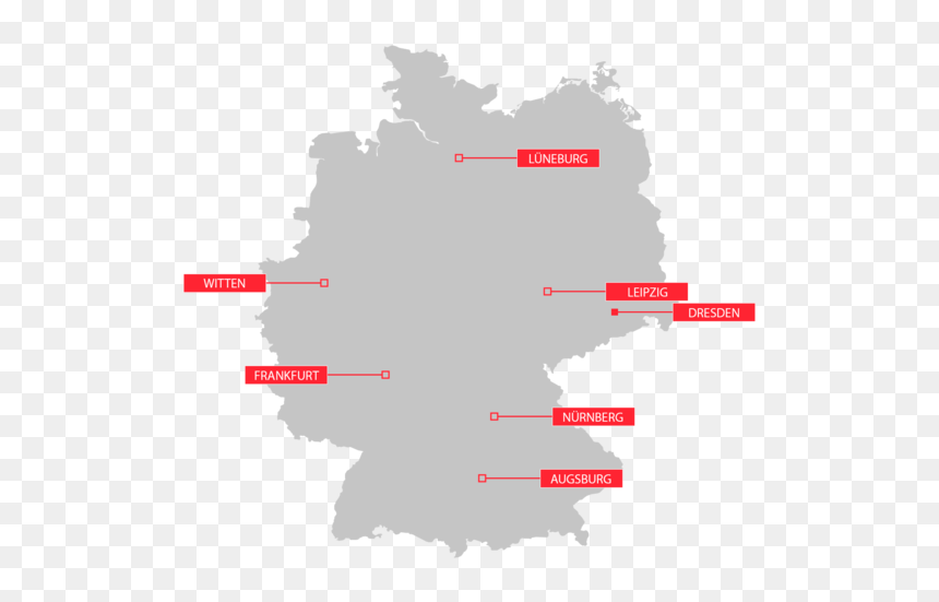 Infratec Branch Offices Germany And Austria - Vector Of Germany Png, Transparent Png - dividing line png