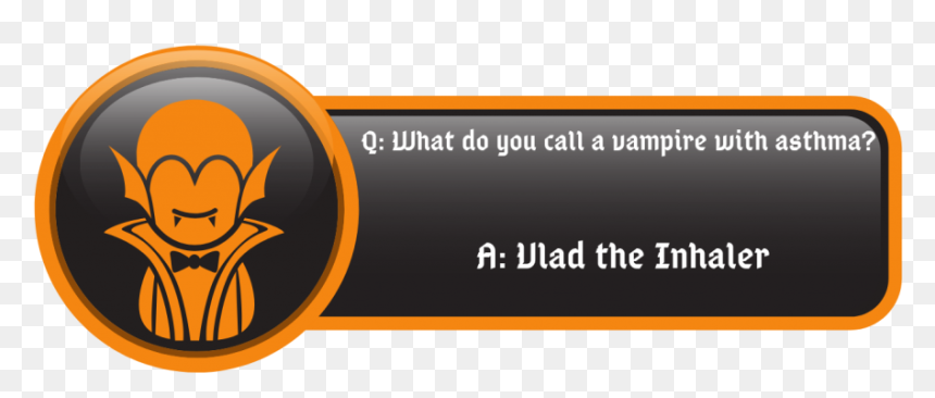 Funny Vampire Jokes Vlad The Inhaler Quote - Tan, HD Png Download - vampire fang png
