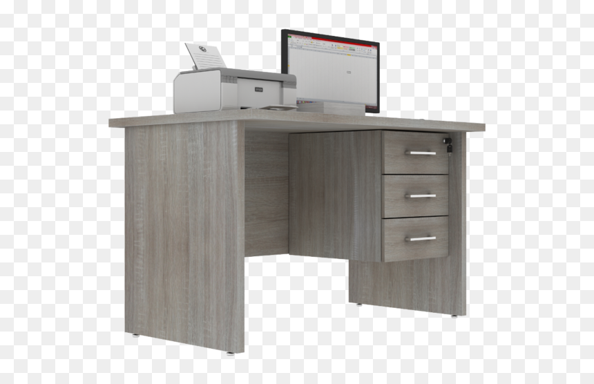 Computer Desk, HD Png Download - office desk png