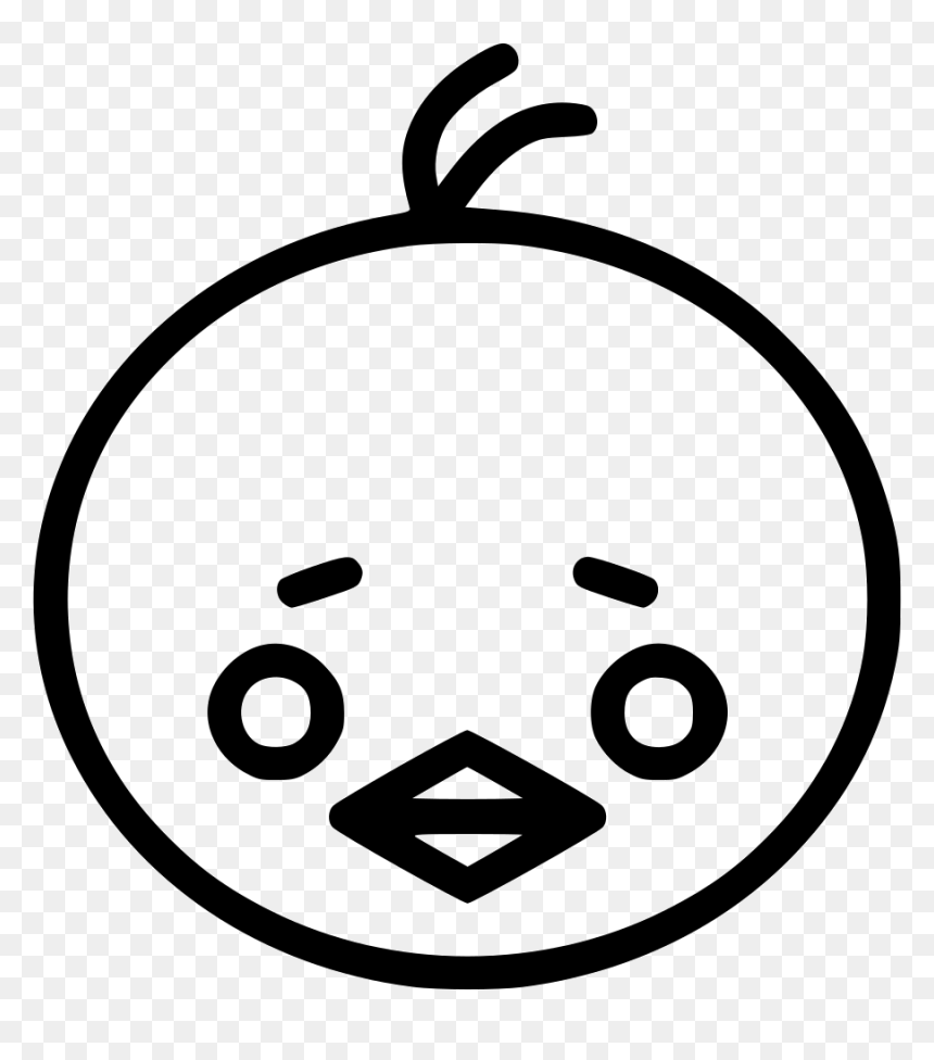 Chicken Chick Avatar Face Figure - Portable Network Graphics, HD Png Download - baby chick png