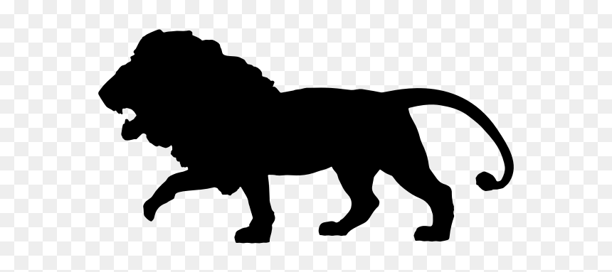 King Of The Jungle Silhouette - Lion King Animal Silhouette, HD Png Download - jungle animals png