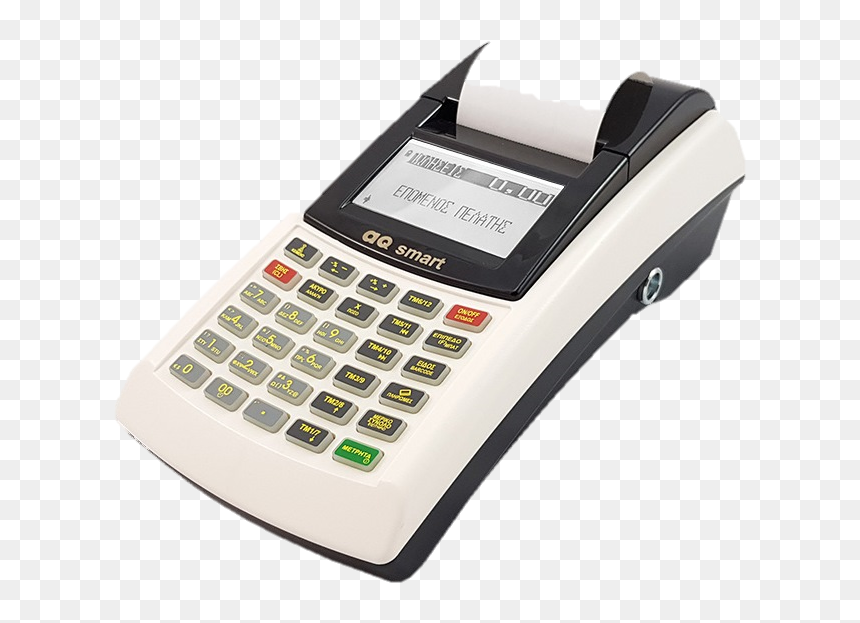 044 1 Cash Register Aq Smart - Ταμειακεσ Μηχανεσ Χωρισ Συρταρι, HD Png Download - cash register png