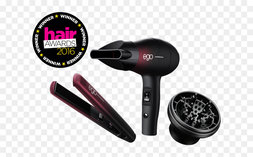Ego Trip Travel Hair Dryer And Straightener Set, HD Png Download - blow dryer png