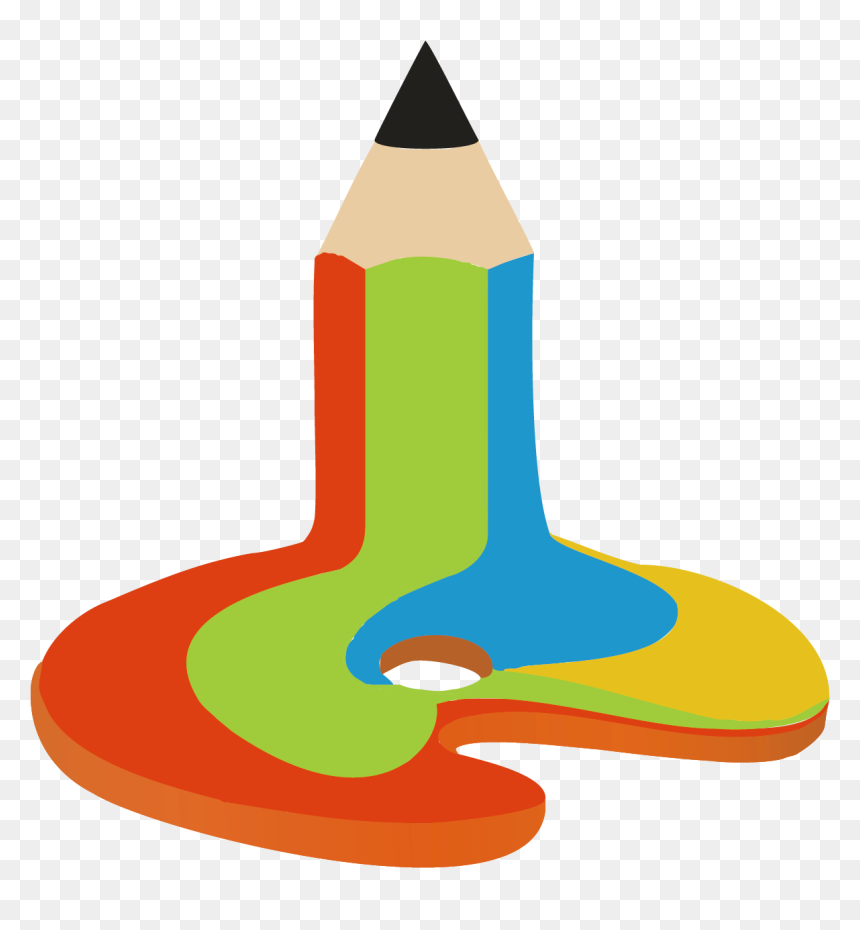 Lápiz De Color Euclidiana Del Vector, HD Png Download - lapiz png