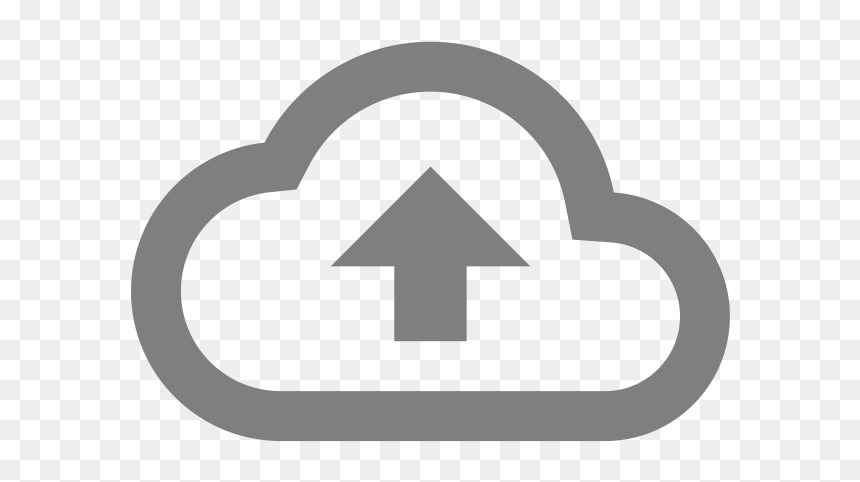 Uploaded Icon, HD Png Download - cloud outline png