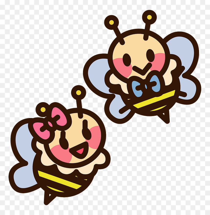 Honey Bee Insect Couple Clipart, HD Png Download - couples png