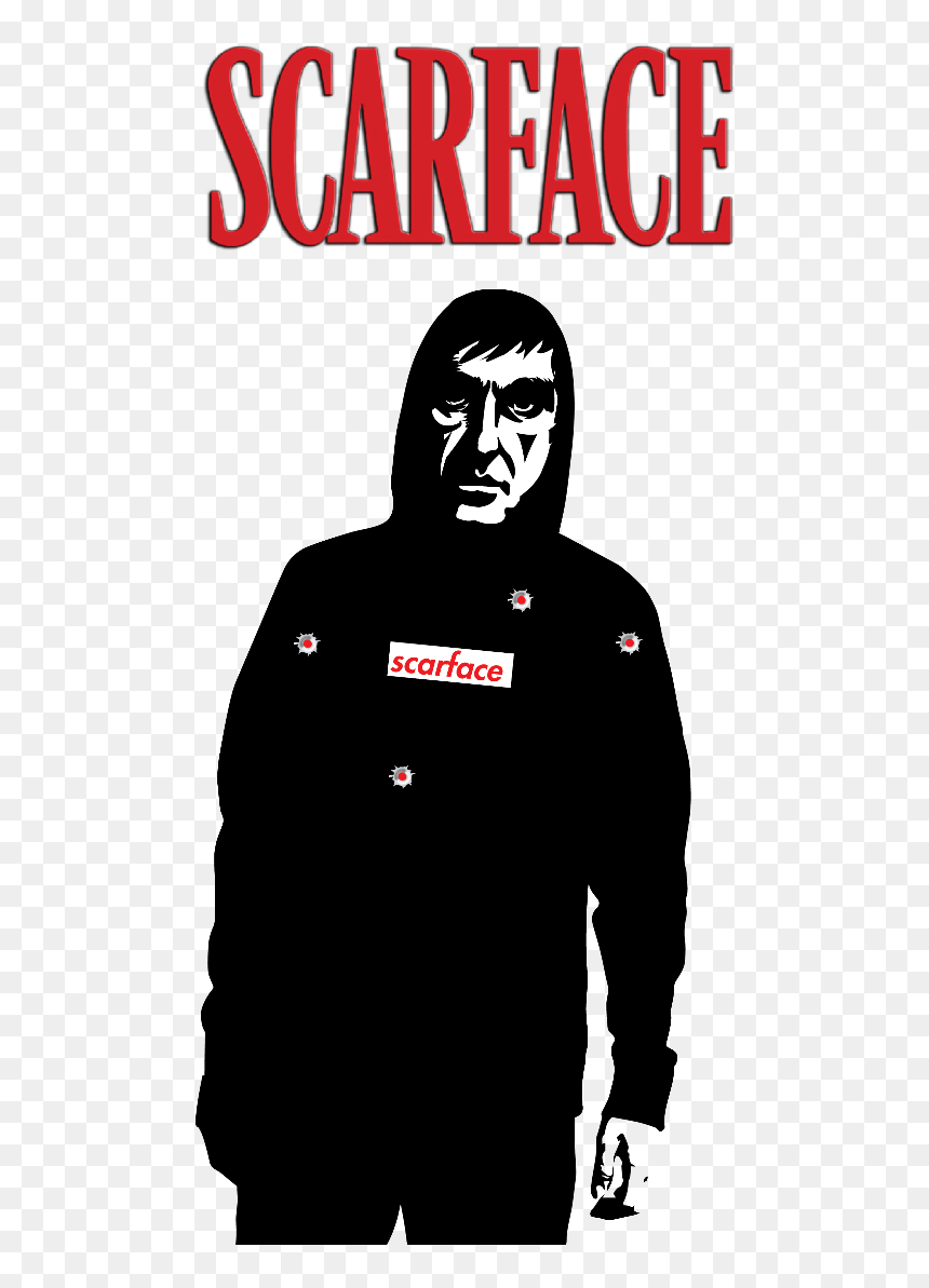 Model Image T Shirt - Illustration, HD Png Download - scarface png