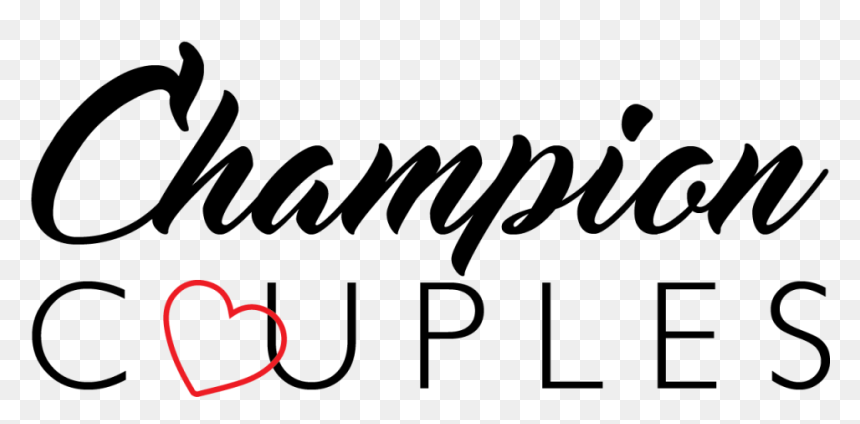 Champion Couples Logo Final -black - Calligraphy, HD Png Download - couples png