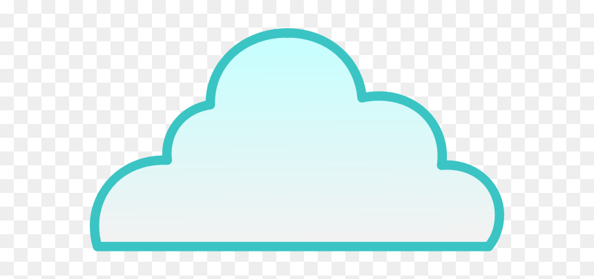 Cloud Outline Silhouette - Architecture, HD Png Download - cloud outline png