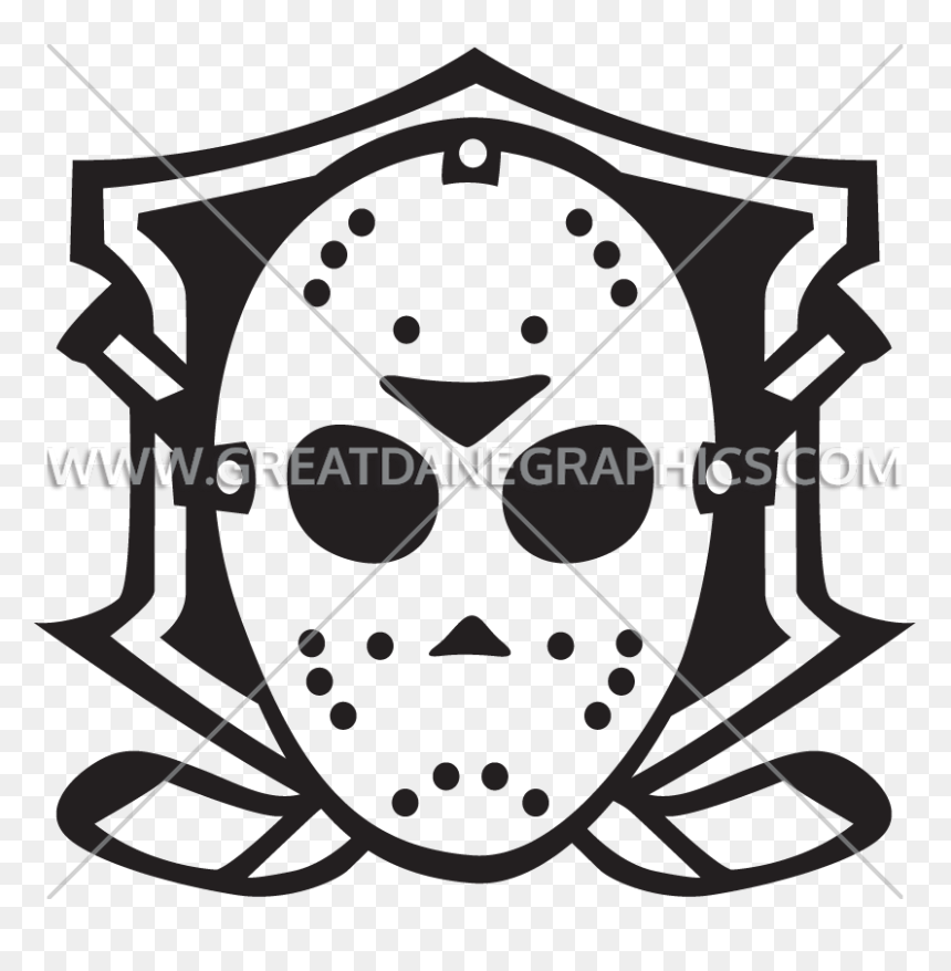 Crest Production Ready Artwork - Bästa Kompisar, HD Png Download - hockey mask png