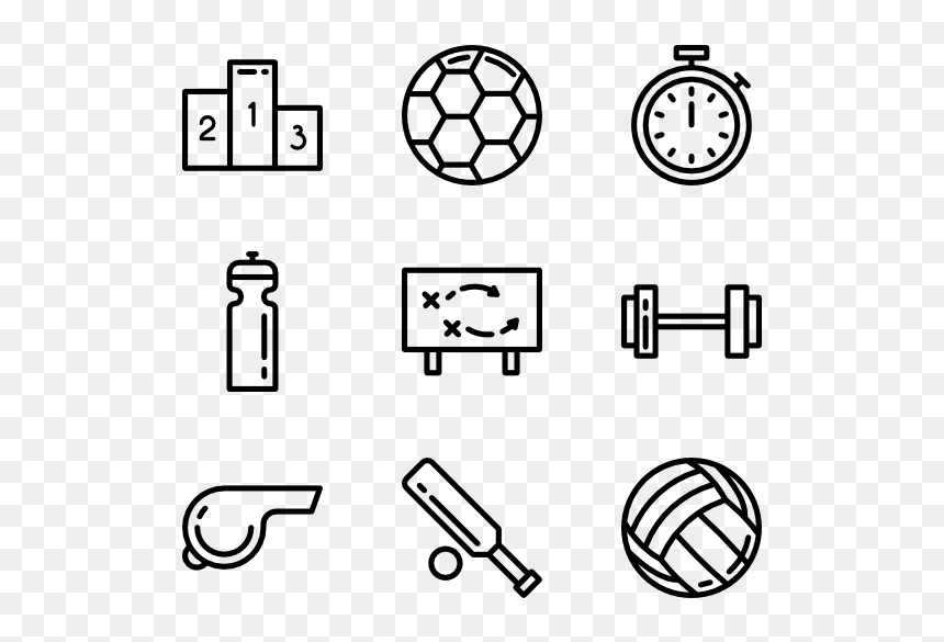 40 Athletes Icon Packs - Manufacturing Vector Icon, HD Png Download - sports icon png