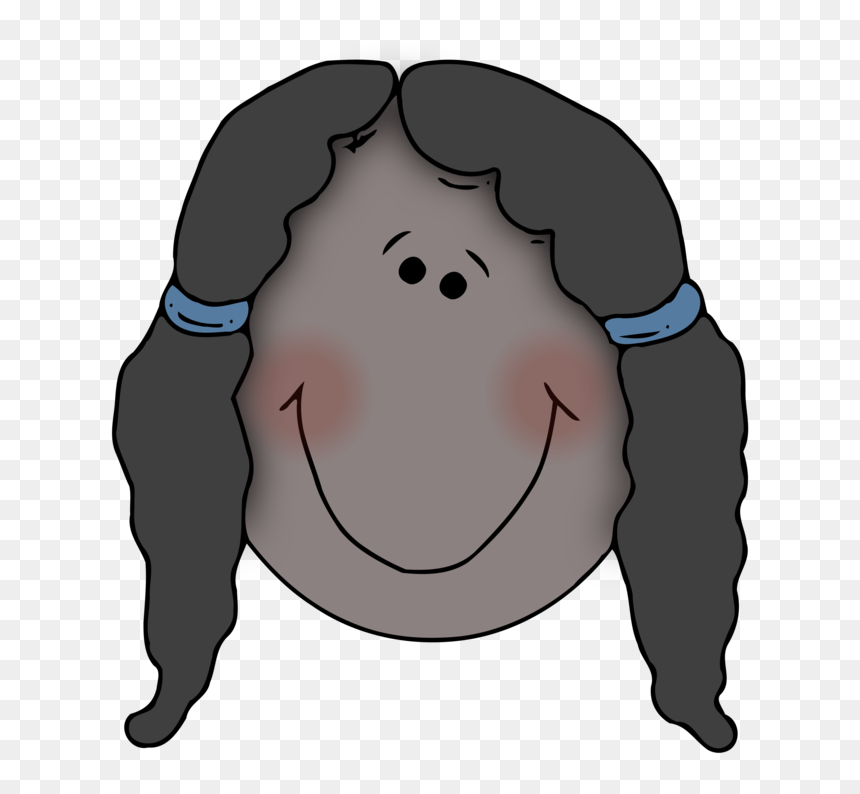 Pig,face,human Behavior - Cara De Niña En Dibujo, HD Png Download - pig face png