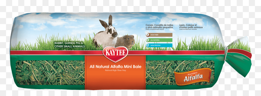 All Natural Alfalfa Hay Mini Bale 24 Oz - Kaytee Alfalfa Hay, HD Png Download - hay bale png