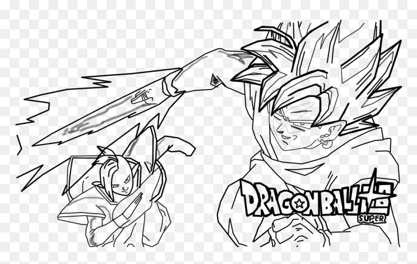 Black Goku Y Zamasu - Dragon Ball Super, HD Png Download - zamasu png