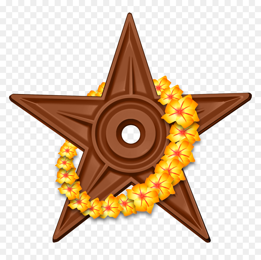 Wiki Lei Barnstar Hires - Barnstar, HD Png Download - lei png