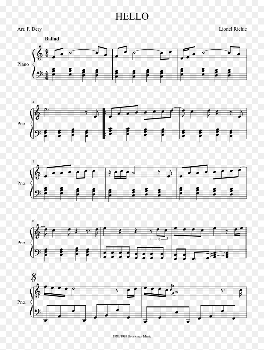 Cristofori's Dream Sheet Music, HD Png Download - sheet music png