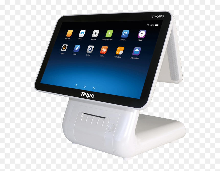 Smart All In One Commercial Cash Register With Thermal, HD Png Download - cash register png