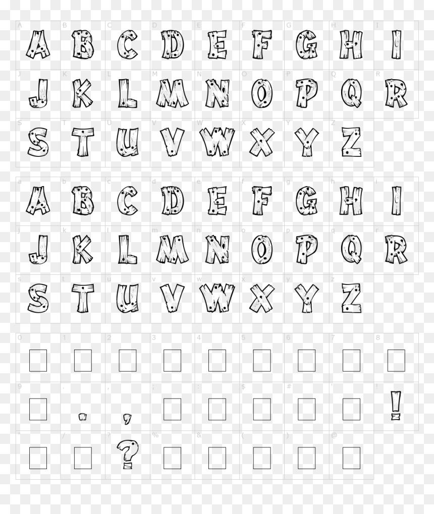 Wood Font, HD Png Download - driftwood png