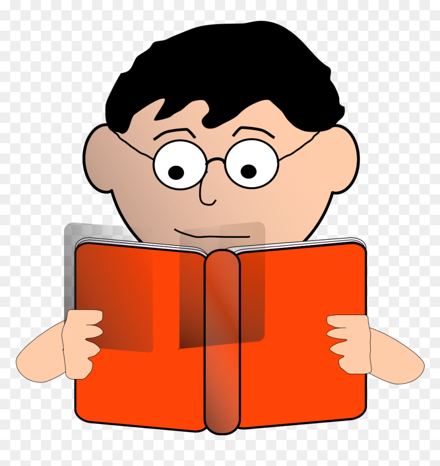 Man Reading With Glasses Svg Clip Arts - Reading Clip Art, HD Png Download - reading glasses png