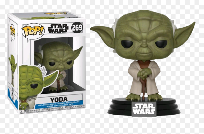 Star Wars Clone Wars - Funko Pop Baby Yoda, HD Png Download - yoda head png