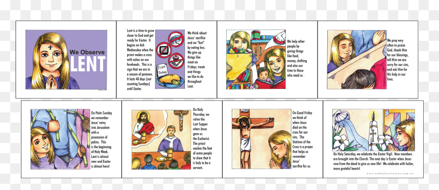 Cartoon, HD Png Download - ash wednesday cross png