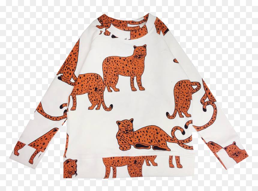 Hugo Loves Tiki Sweatshirt Kip And Co Cheetah - Hugo Loves Tiki Cheetah, HD Png Download - cheetah print png