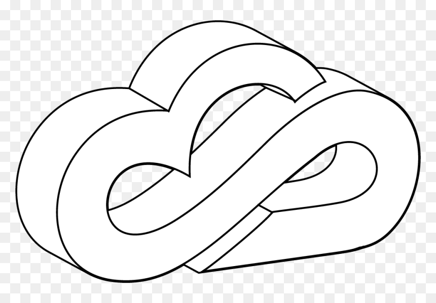 Illustration, HD Png Download - cloud outline png