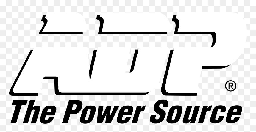 Adp 03 Logo Black And White - Calligraphy, HD Png Download - adp logo png