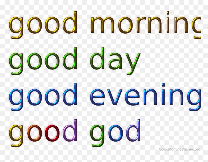 Good Morning Good Day - Calligraphy, HD Png Download - have a great day png