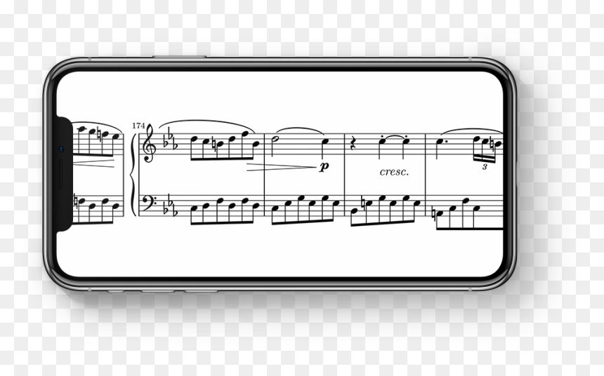 Diagram, HD Png Download - sheet music png