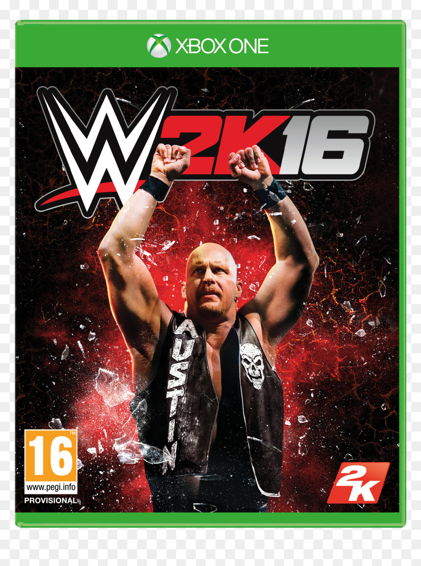 Wwe 2k16 Xbox, HD Png Download - stone cold steve austin png