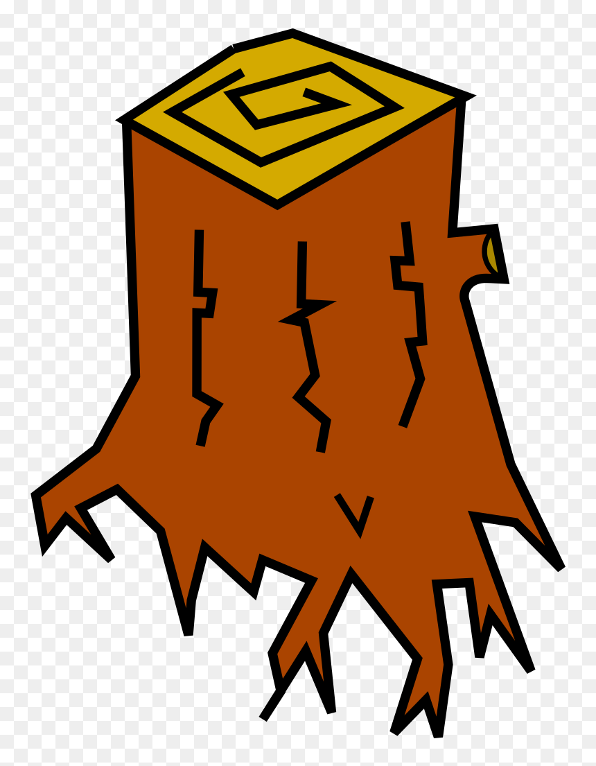 Tree Stump Svg Clip Arts - Cut Trees Clipart Png, Transparent Png - tree stump png
