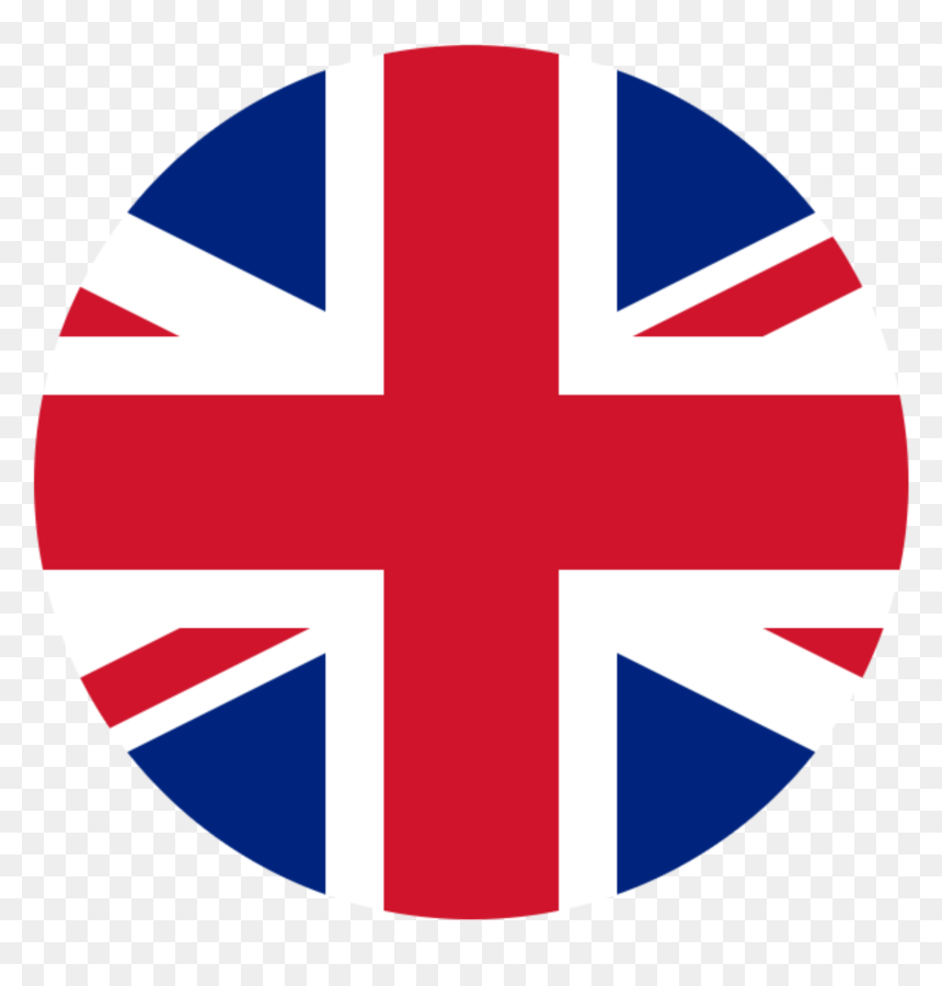 Flag Eng Clip Arts - Union Jack Icon Free, HD Png Download - english flag png