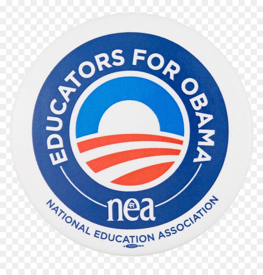 Educators For Obama Political Button Museum - National Education Association, HD Png Download - obama logo png