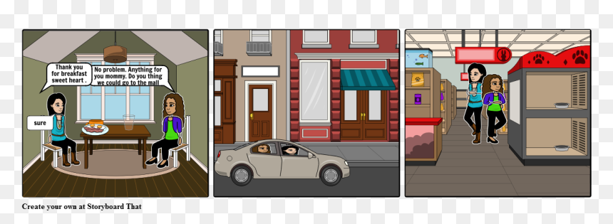 Displacement Reaction Storyboard, HD Png Download - have a great day png