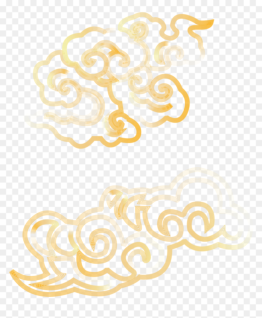 Chinese Style Lines Shapes Gradients Png And Vector, Transparent Png - vector shapes png