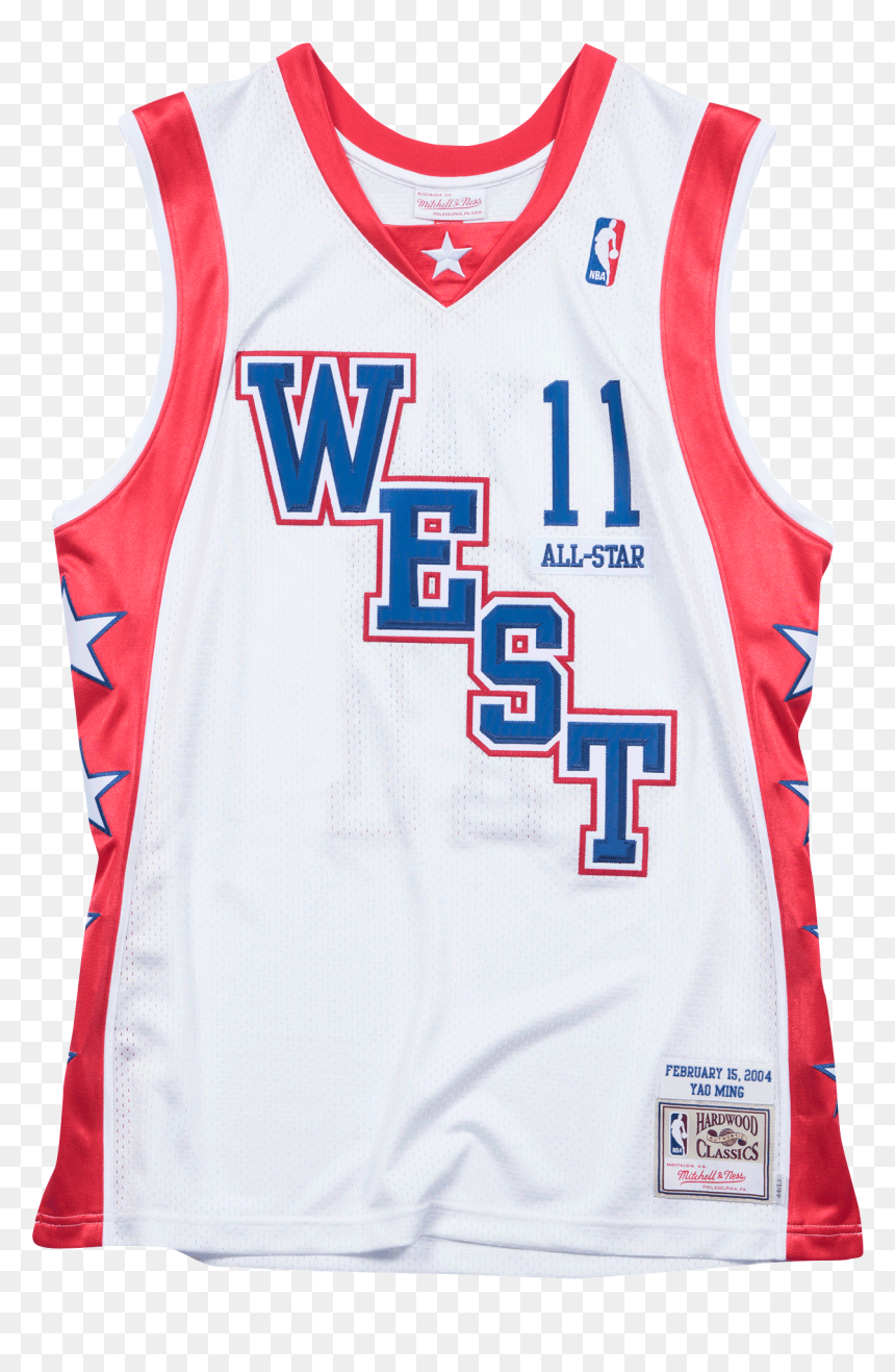 2004 All Star Jersey, HD Png Download - yao ming png