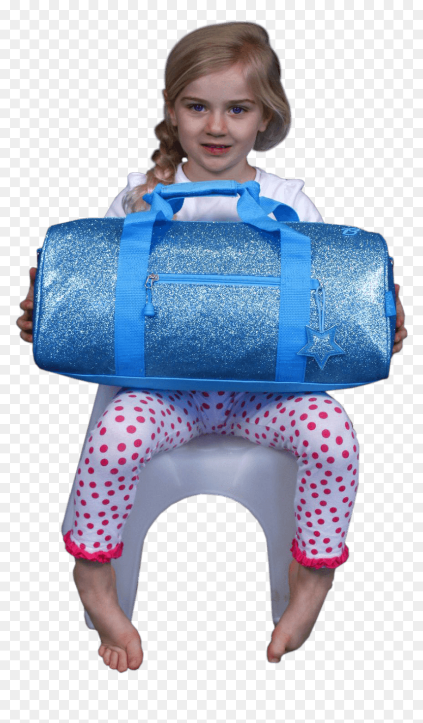 Large Glitter Kids Duffle Bags - Small Duffle Bag Kids, HD Png Download - duffle bag png