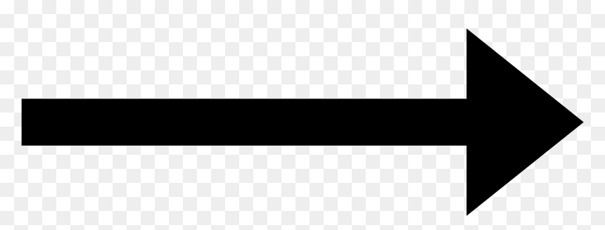 Clip Art Black Arrow, HD Png Download - long arrow png
