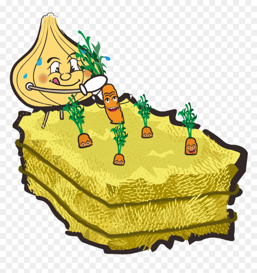 Strawbaleverg Logo Cartoon - Cartoon, HD Png Download - hay bale png