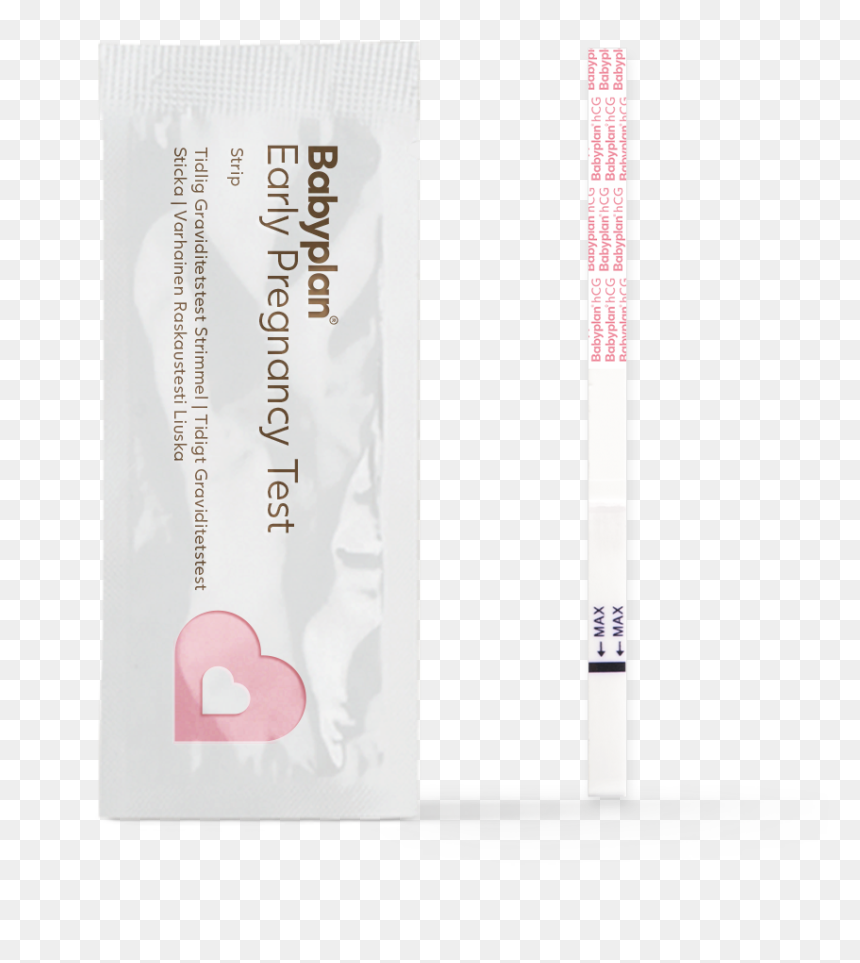 Babyplan Pregnancy Test Strip - Tints And Shades, HD Png Download - pregnancy test png