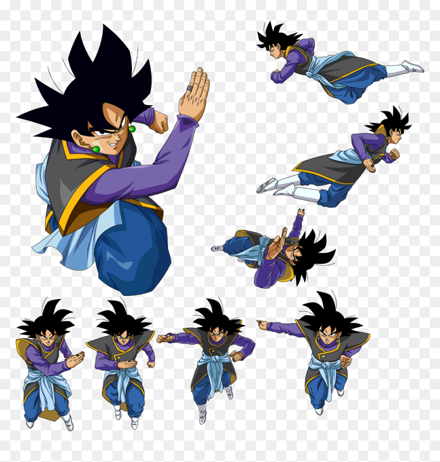 Beginning Of Tainted Justice Zamasu Goku, HD Png Download - zamasu png